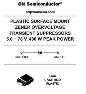 原装ON齐纳二极管1SMA16AT3G SMA 精密电压基准与电路保护的优选
